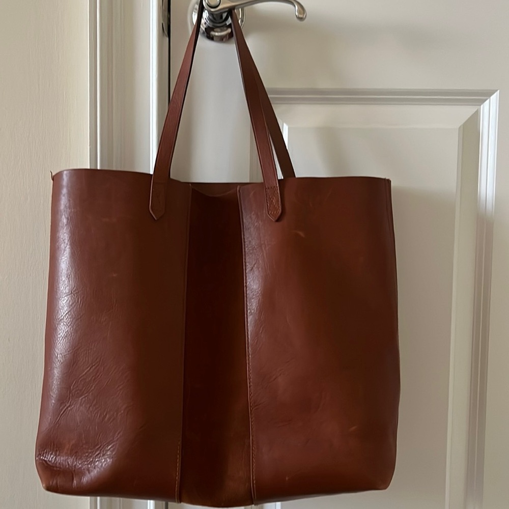 Madewell Brown Leather Tote